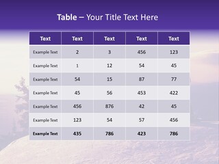 Rent Model Park PowerPoint Template