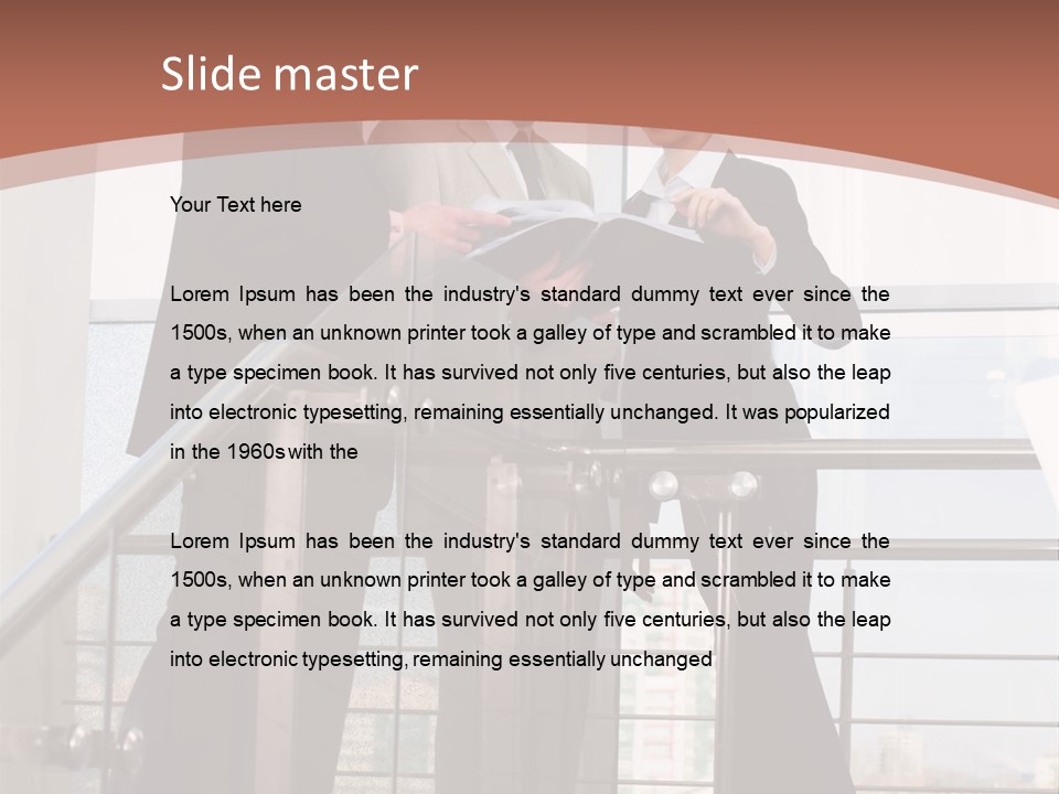 Construction Residential Hand PowerPoint Template