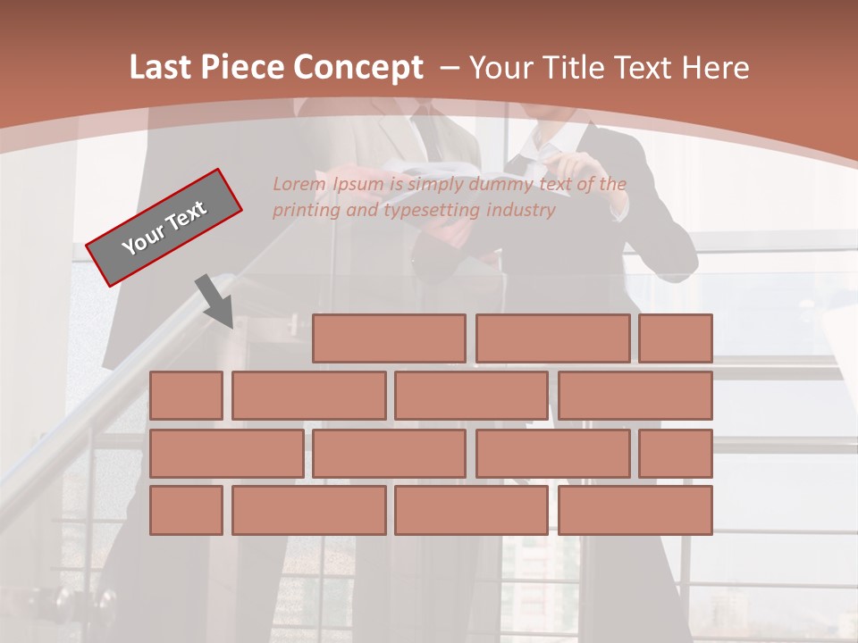 Construction Residential Hand PowerPoint Template