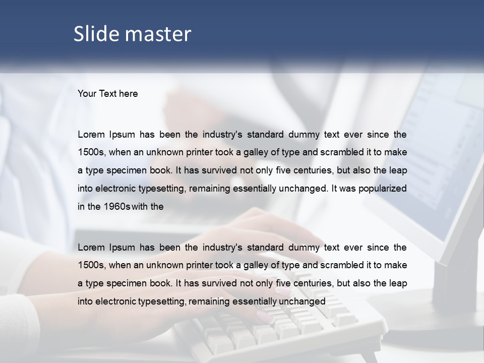 Construct Blue Sky Park PowerPoint Template