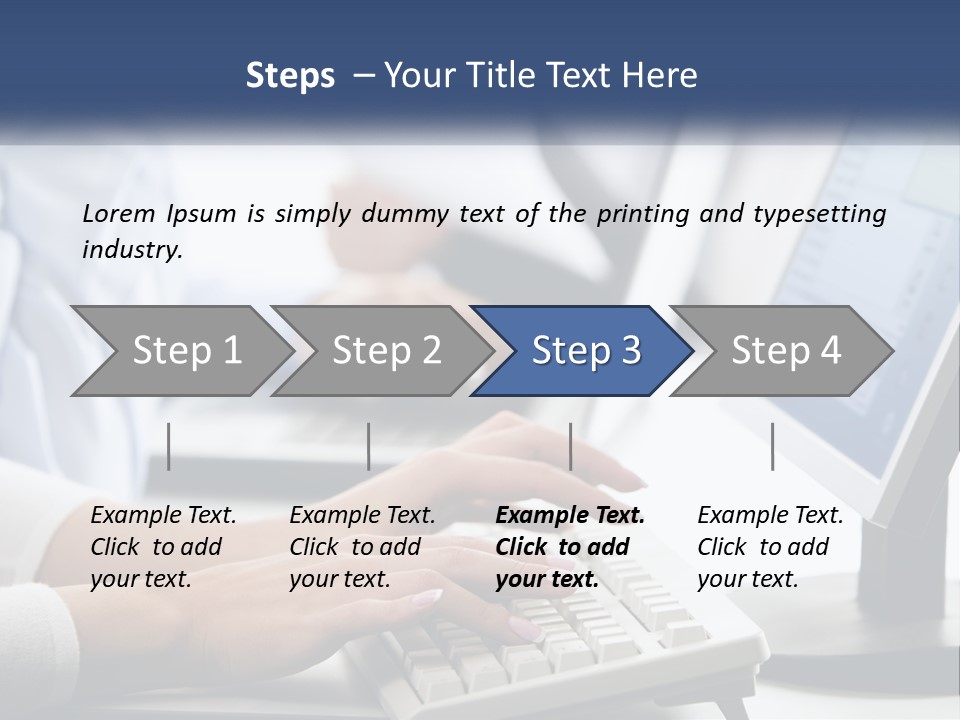 Construct Blue Sky Park PowerPoint Template