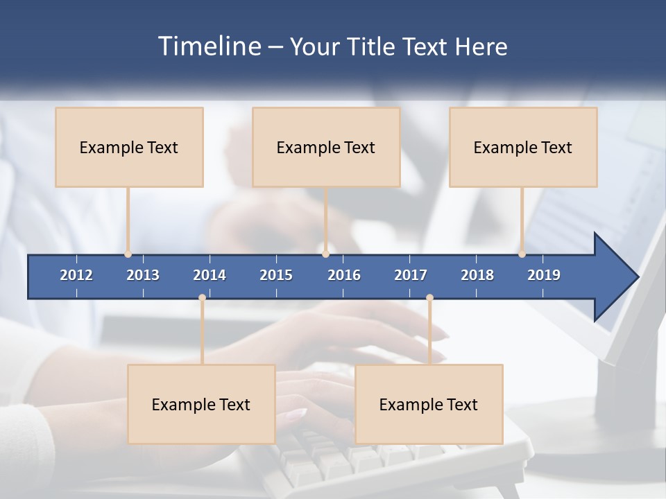 Construct Blue Sky Park PowerPoint Template