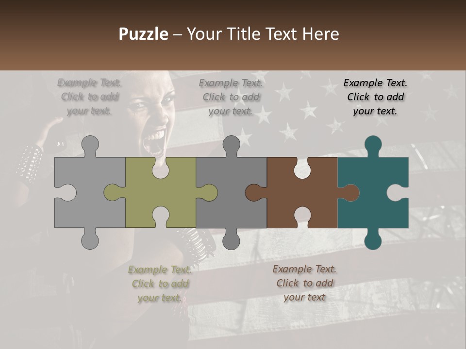 Agressive Anarchy Action PowerPoint Template