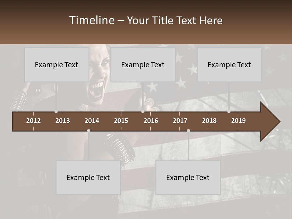 Agressive Anarchy Action PowerPoint Template