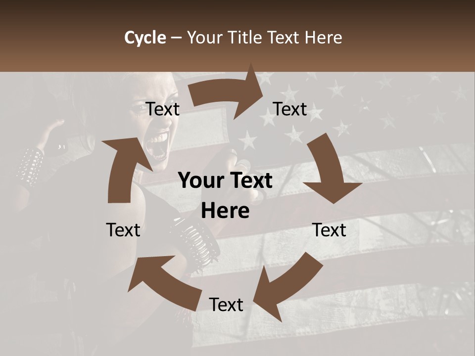 Agressive Anarchy Action PowerPoint Template