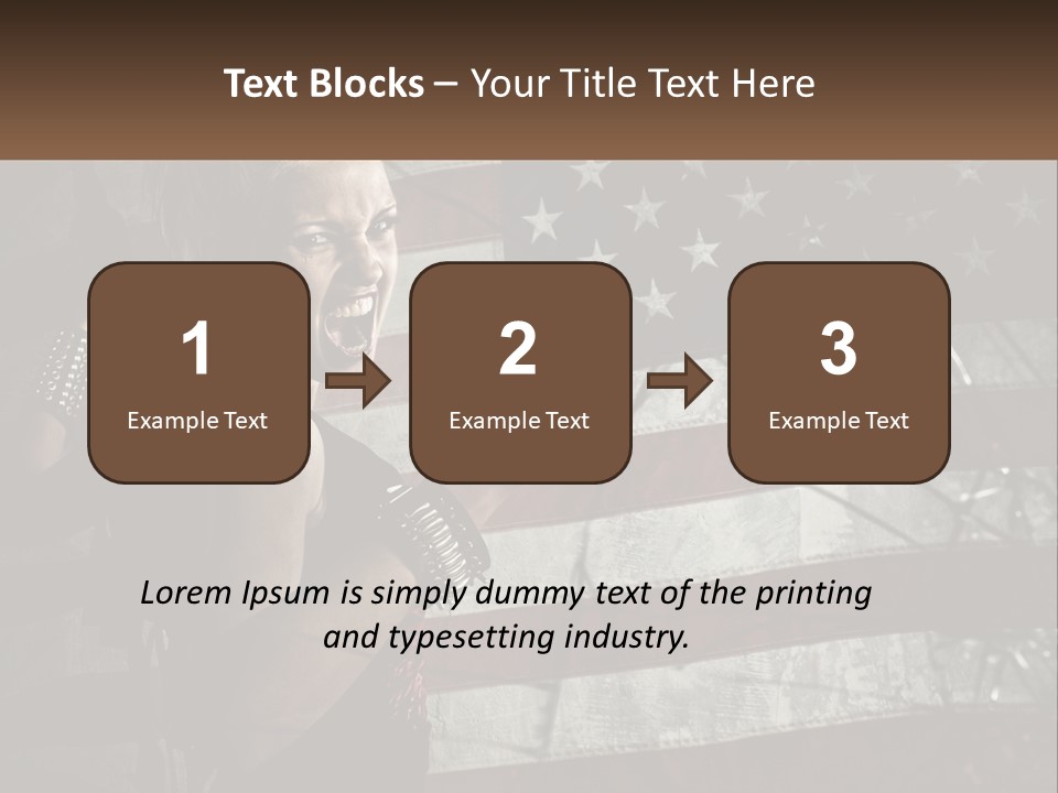 Agressive Anarchy Action PowerPoint Template