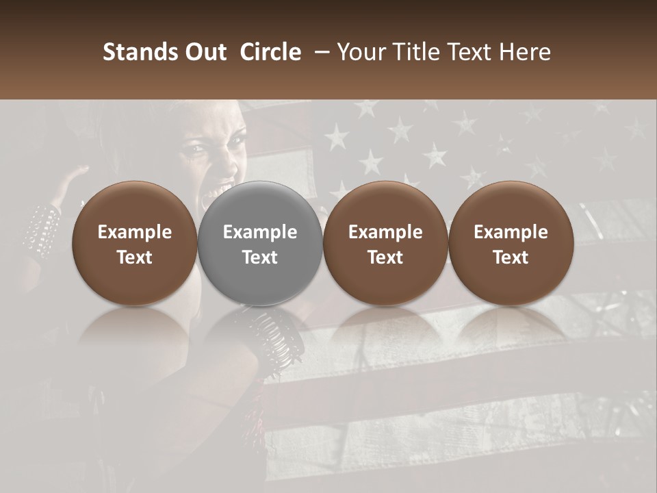 Agressive Anarchy Action PowerPoint Template