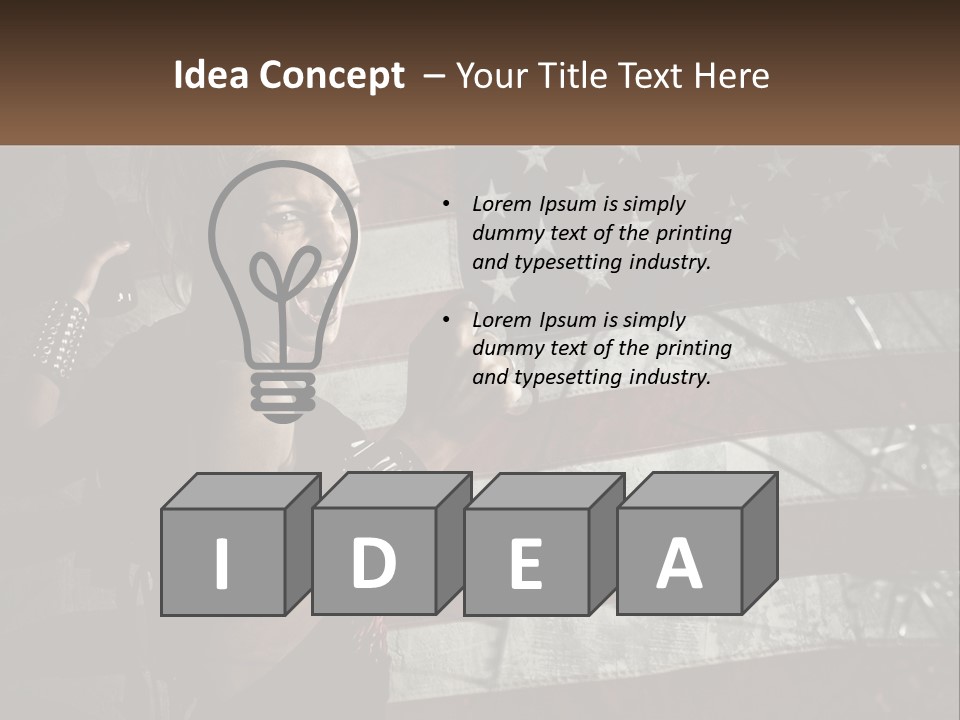 Agressive Anarchy Action PowerPoint Template