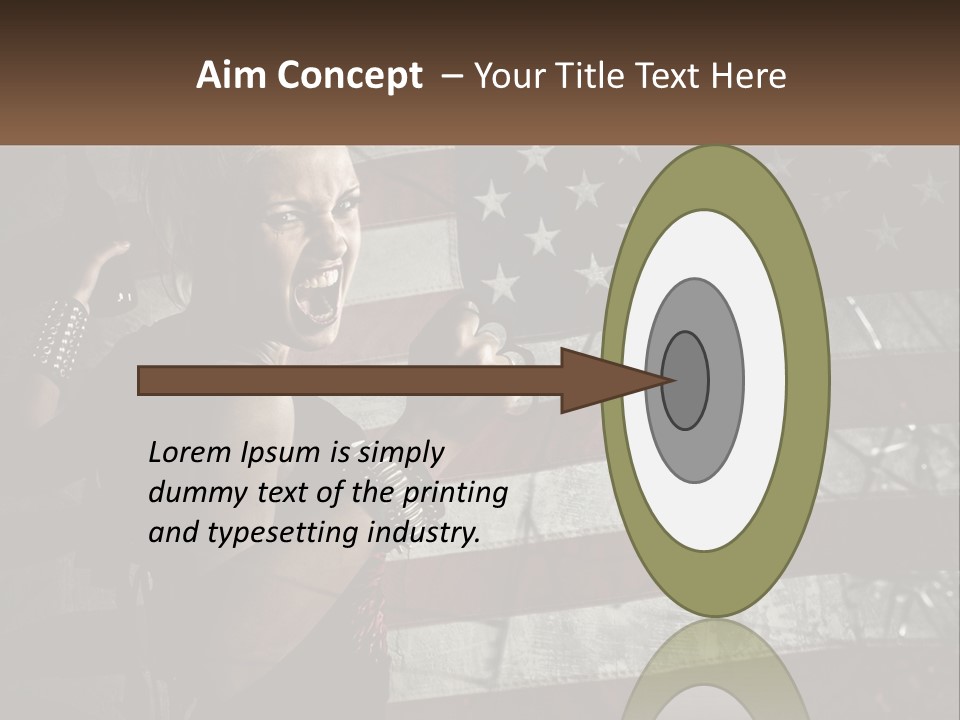 Agressive Anarchy Action PowerPoint Template