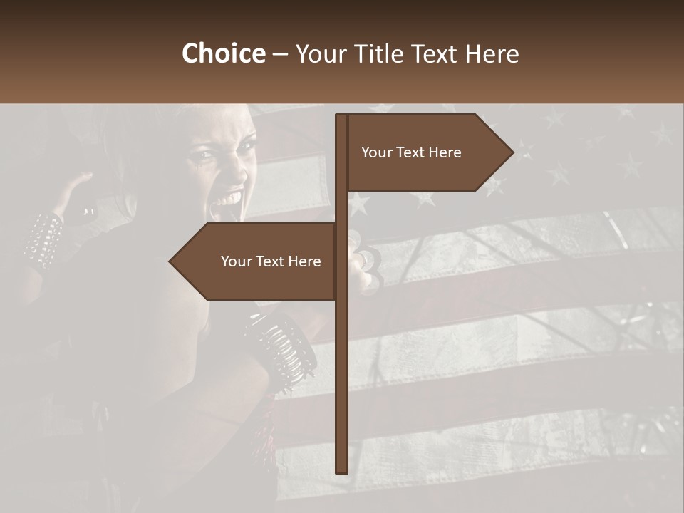 Agressive Anarchy Action PowerPoint Template