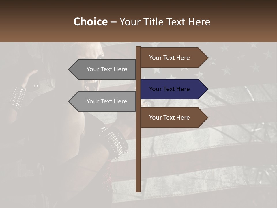 Agressive Anarchy Action PowerPoint Template