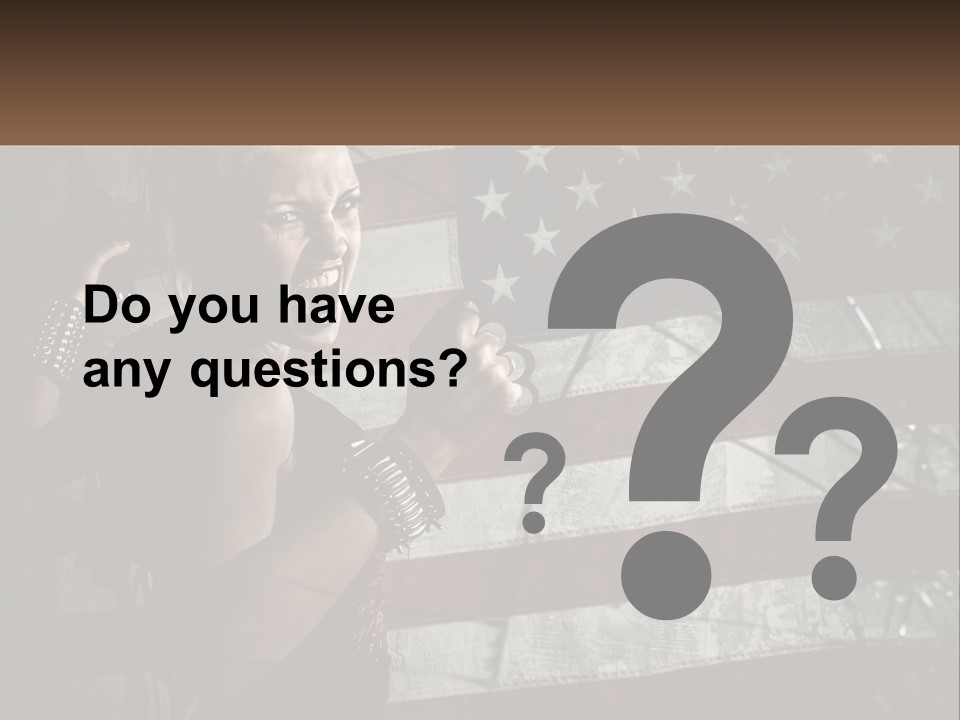 Agressive Anarchy Action PowerPoint Template