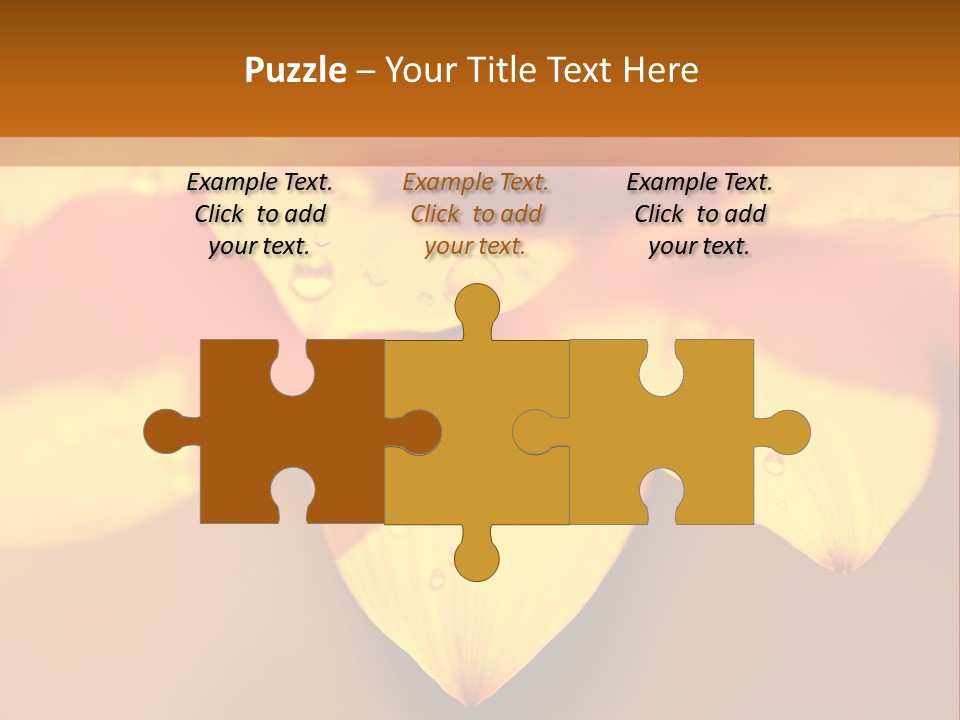 Leaf Pattern Yellow PowerPoint Template