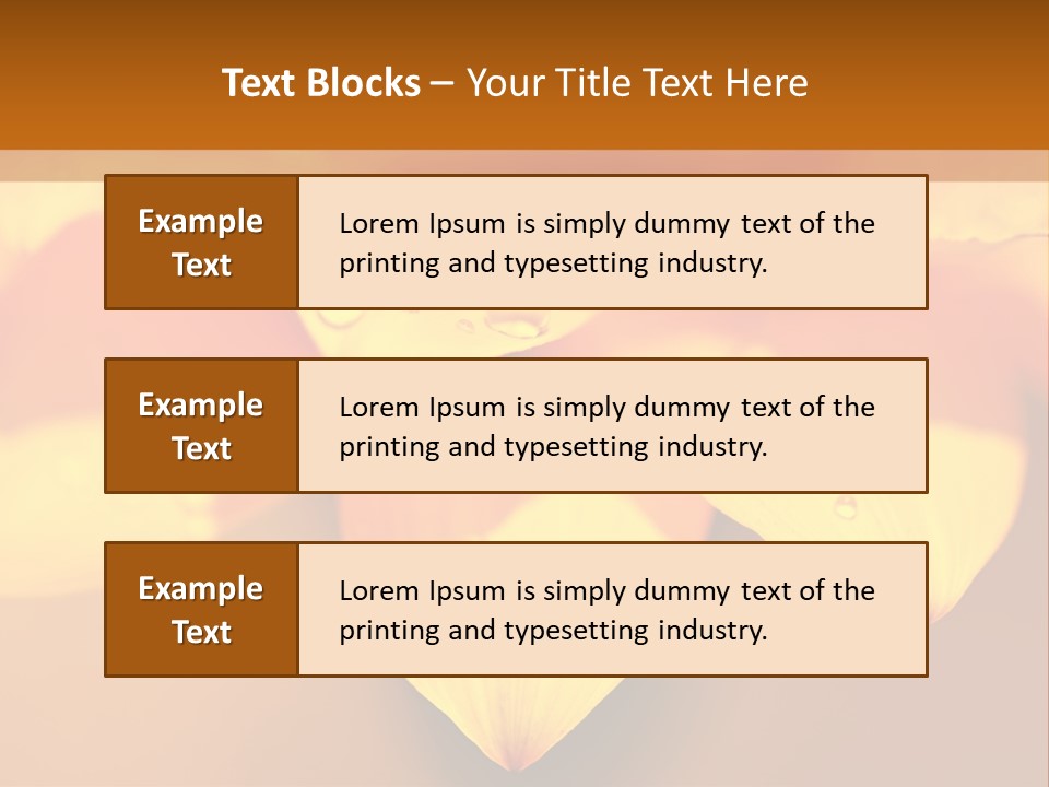 Leaf Pattern Yellow PowerPoint Template