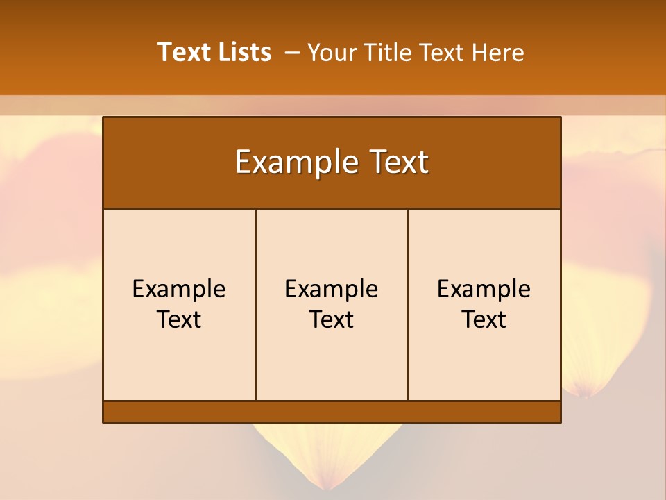 Leaf Pattern Yellow PowerPoint Template
