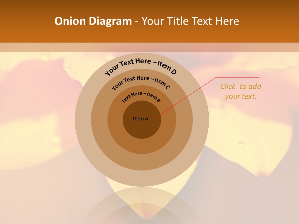 Leaf Pattern Yellow PowerPoint Template