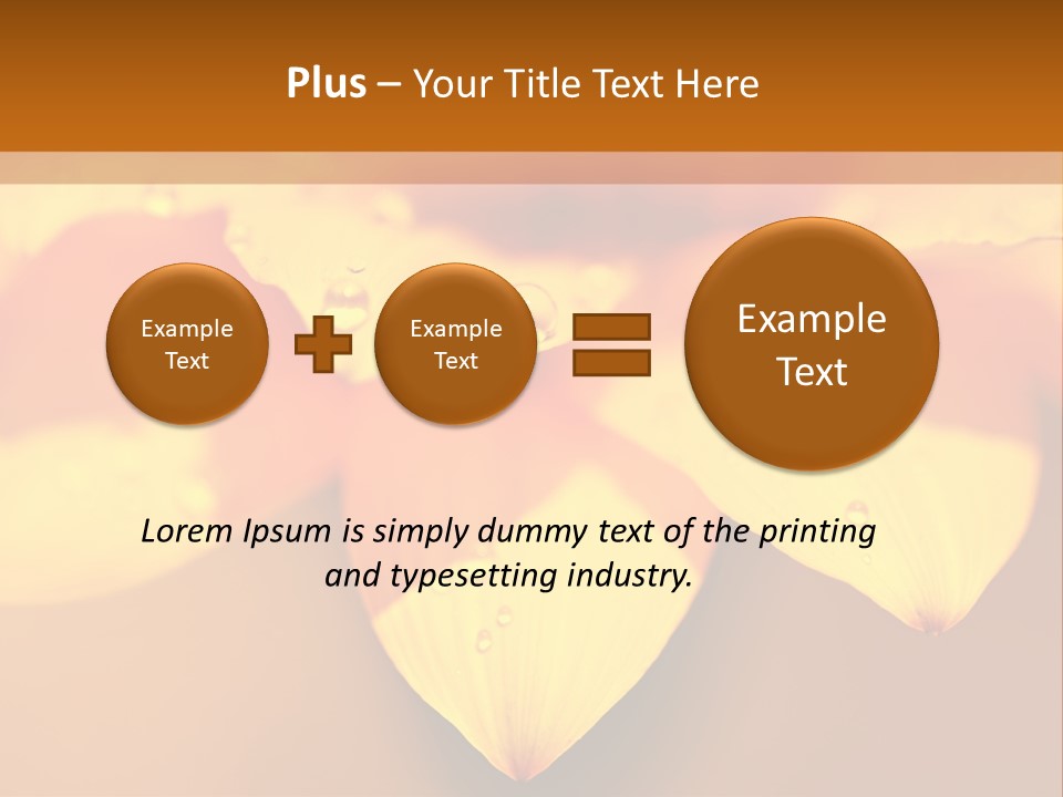 Leaf Pattern Yellow PowerPoint Template