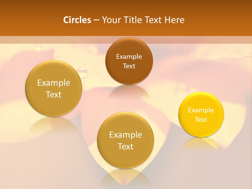 Leaf Pattern Yellow PowerPoint Template