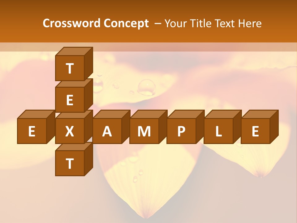 Leaf Pattern Yellow PowerPoint Template