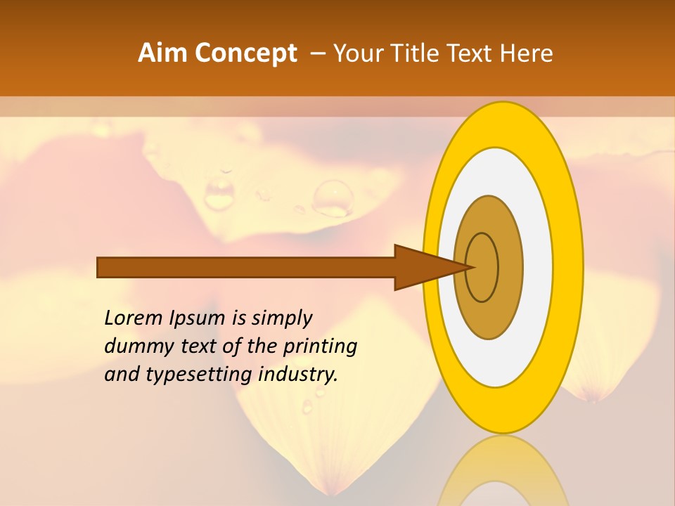 Leaf Pattern Yellow PowerPoint Template