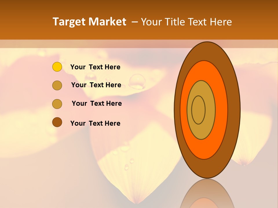 Leaf Pattern Yellow PowerPoint Template