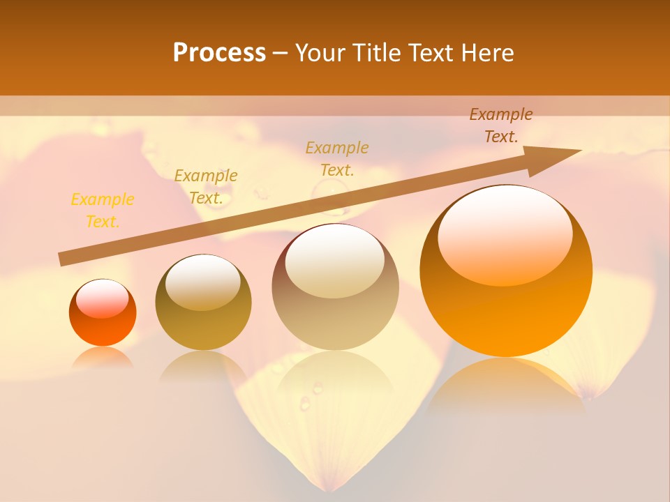 Leaf Pattern Yellow PowerPoint Template
