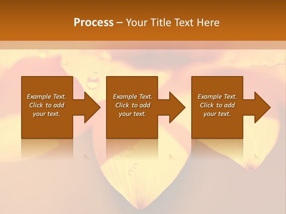 Leaf Pattern Yellow PowerPoint Template