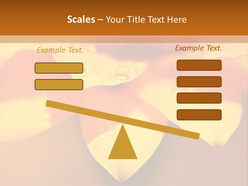 Leaf Pattern Yellow PowerPoint Template