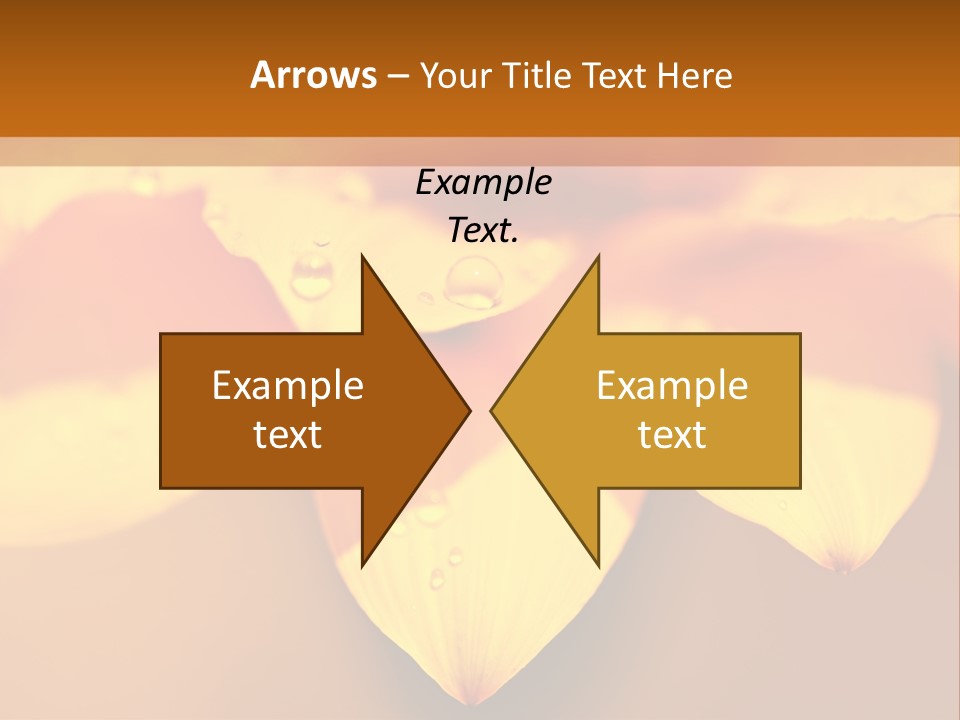 Leaf Pattern Yellow PowerPoint Template