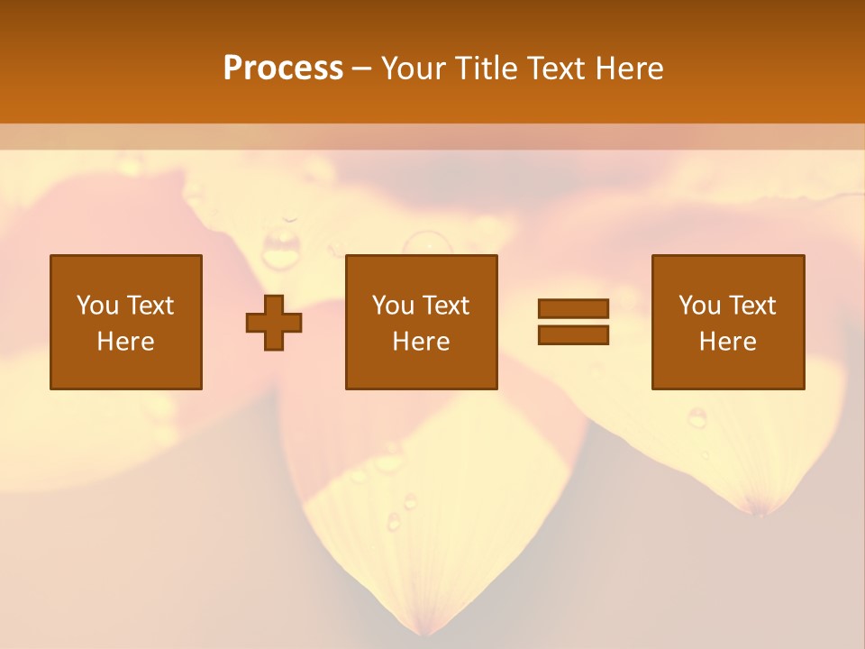 Leaf Pattern Yellow PowerPoint Template