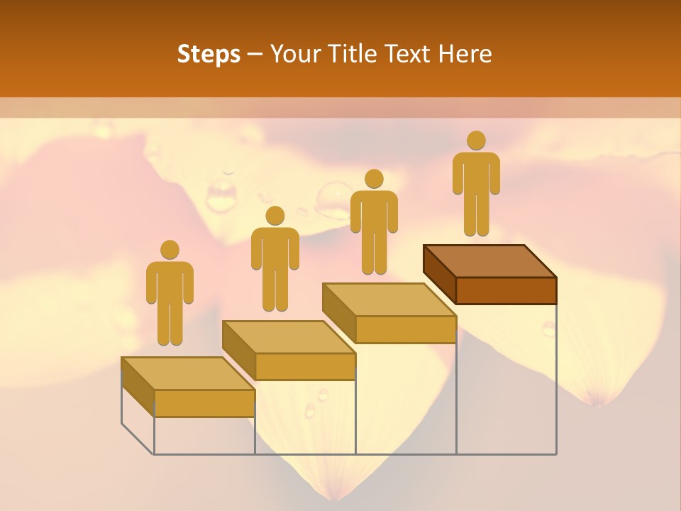 Leaf Pattern Yellow PowerPoint Template