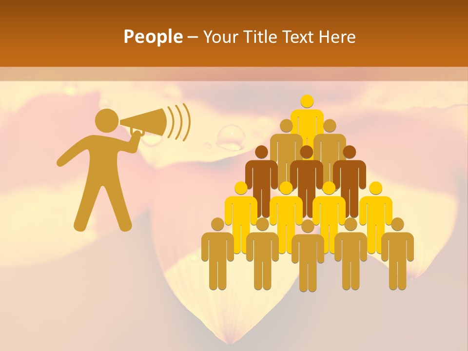 Leaf Pattern Yellow PowerPoint Template