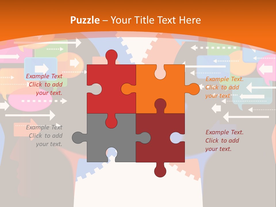 Speech Man Talk PowerPoint Template