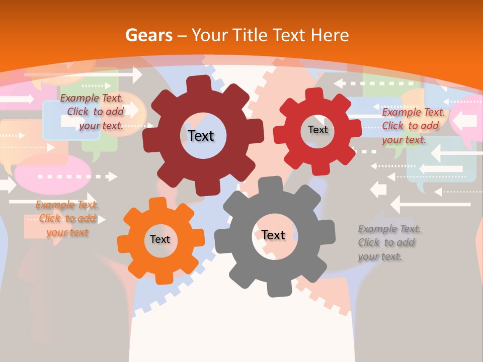 Speech Man Talk PowerPoint Template