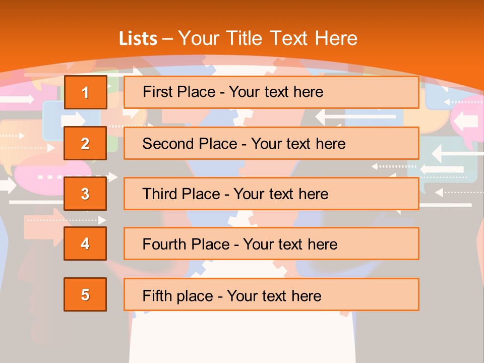 Speech Man Talk PowerPoint Template