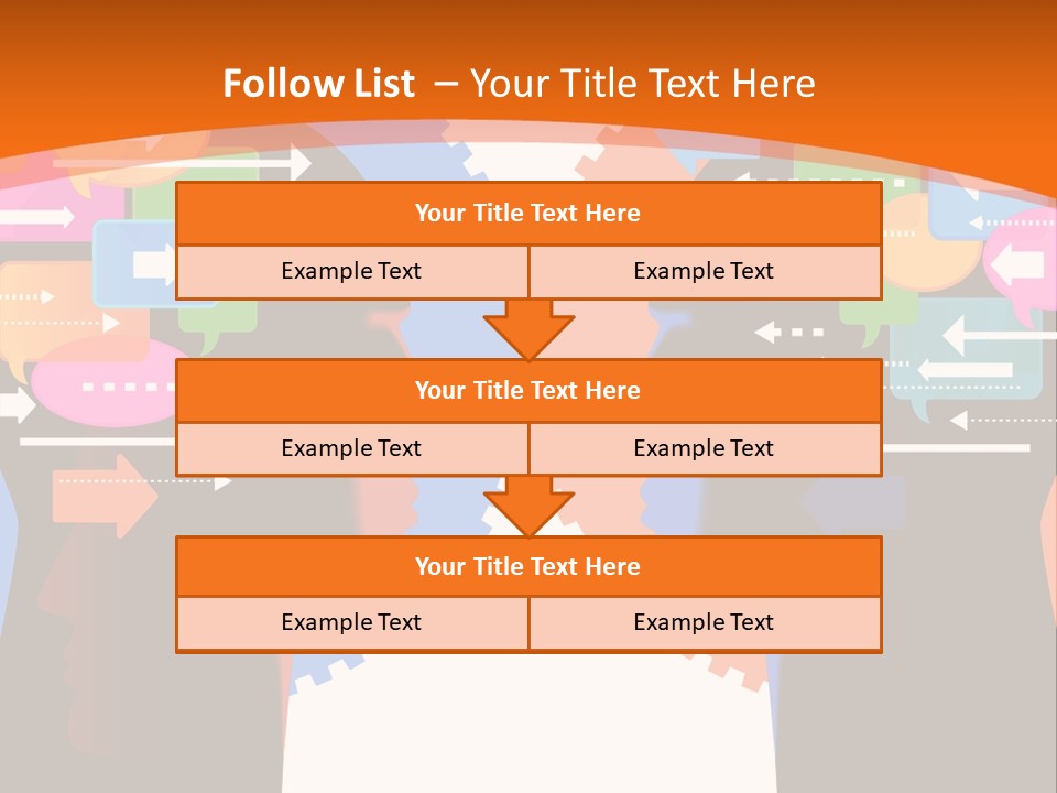 Speech Man Talk PowerPoint Template