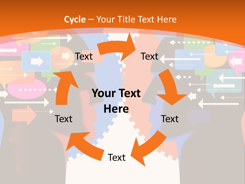 Speech Man Talk PowerPoint Template