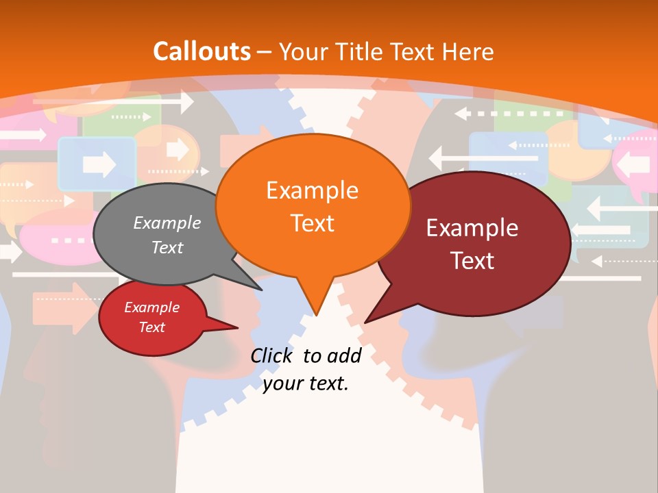 Speech Man Talk PowerPoint Template