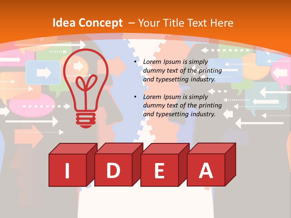 Speech Man Talk PowerPoint Template