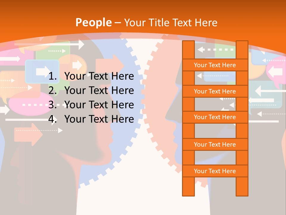 Speech Man Talk PowerPoint Template