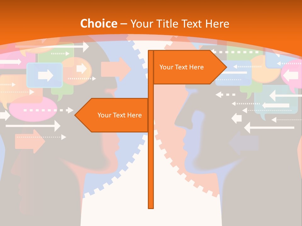 Speech Man Talk PowerPoint Template