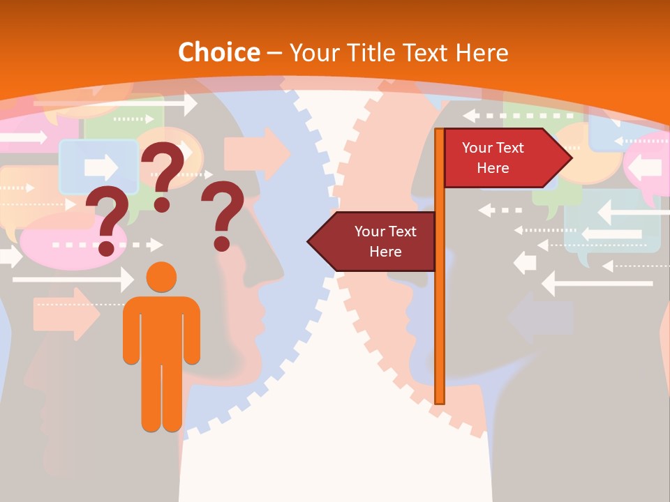 Speech Man Talk PowerPoint Template