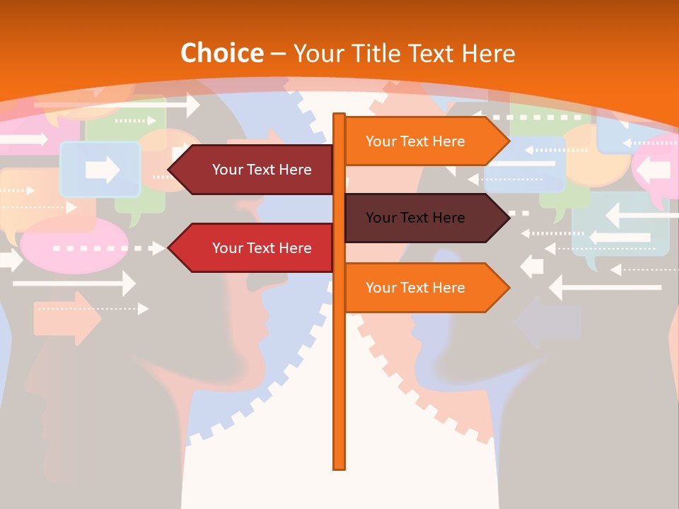 Speech Man Talk PowerPoint Template