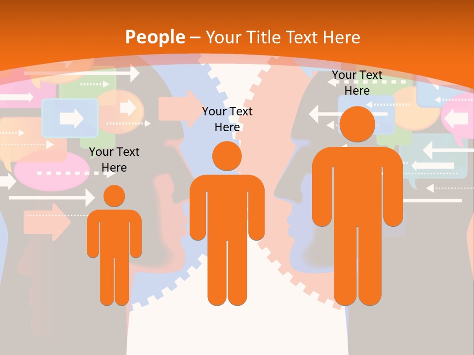 Speech Man Talk PowerPoint Template