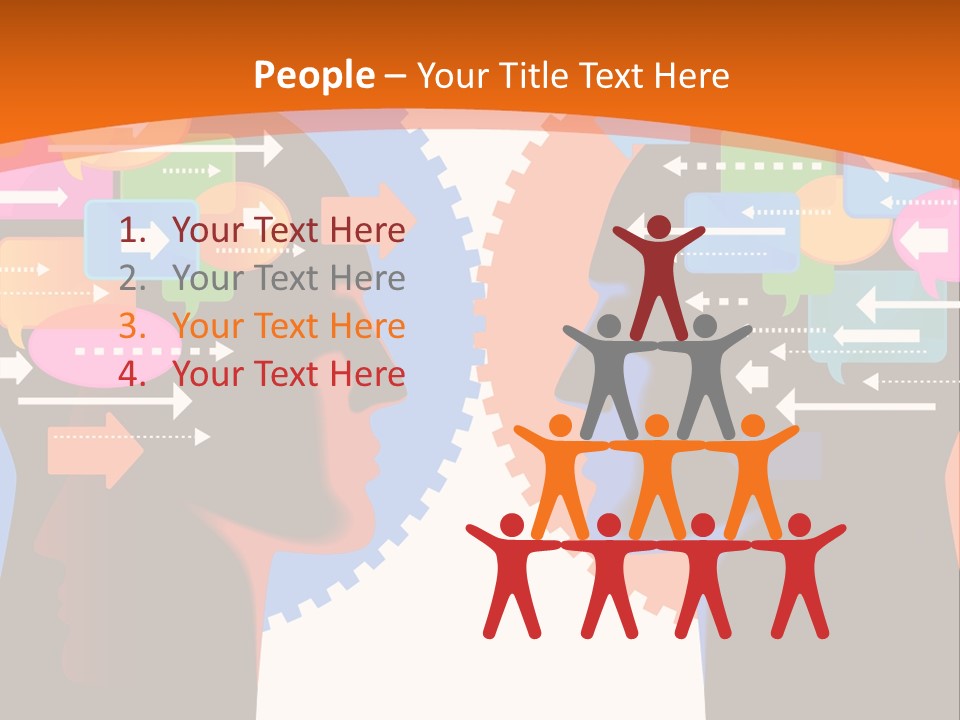 Speech Man Talk PowerPoint Template