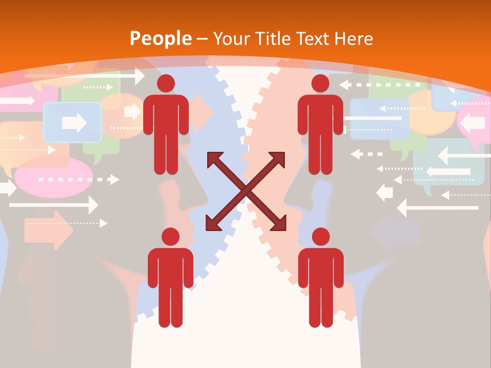 Speech Man Talk PowerPoint Template