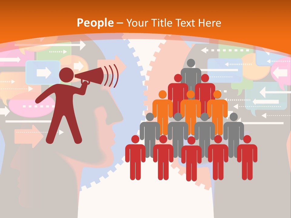 Speech Man Talk PowerPoint Template