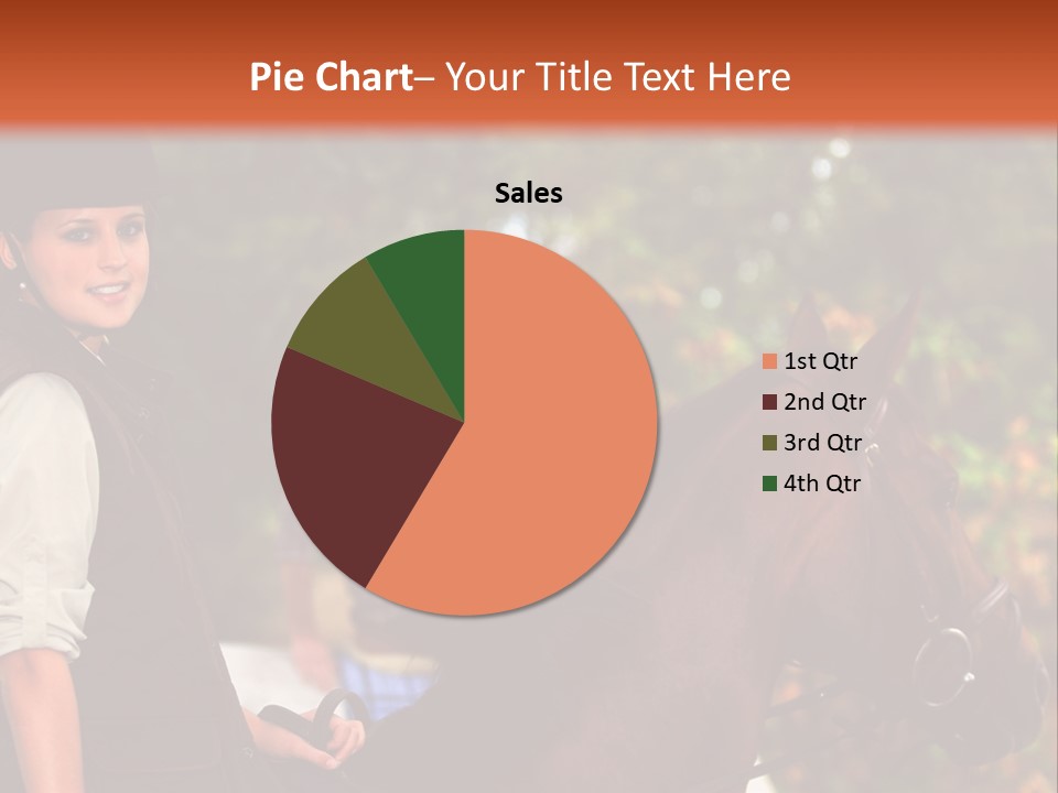 Young Exercise Galloping PowerPoint Template