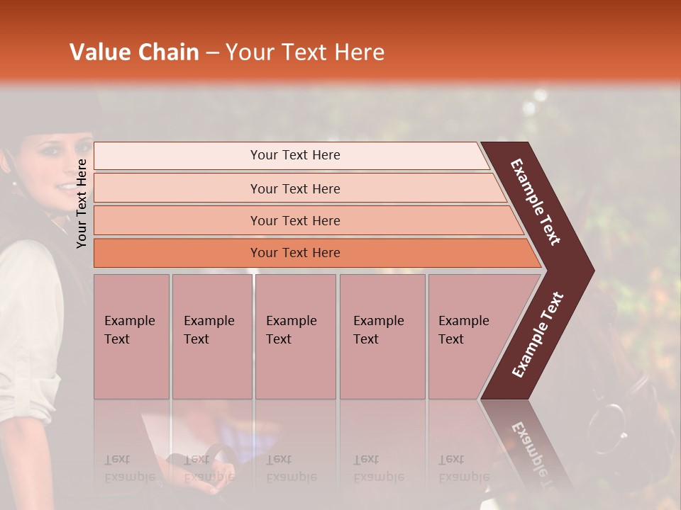 Young Exercise Galloping PowerPoint Template