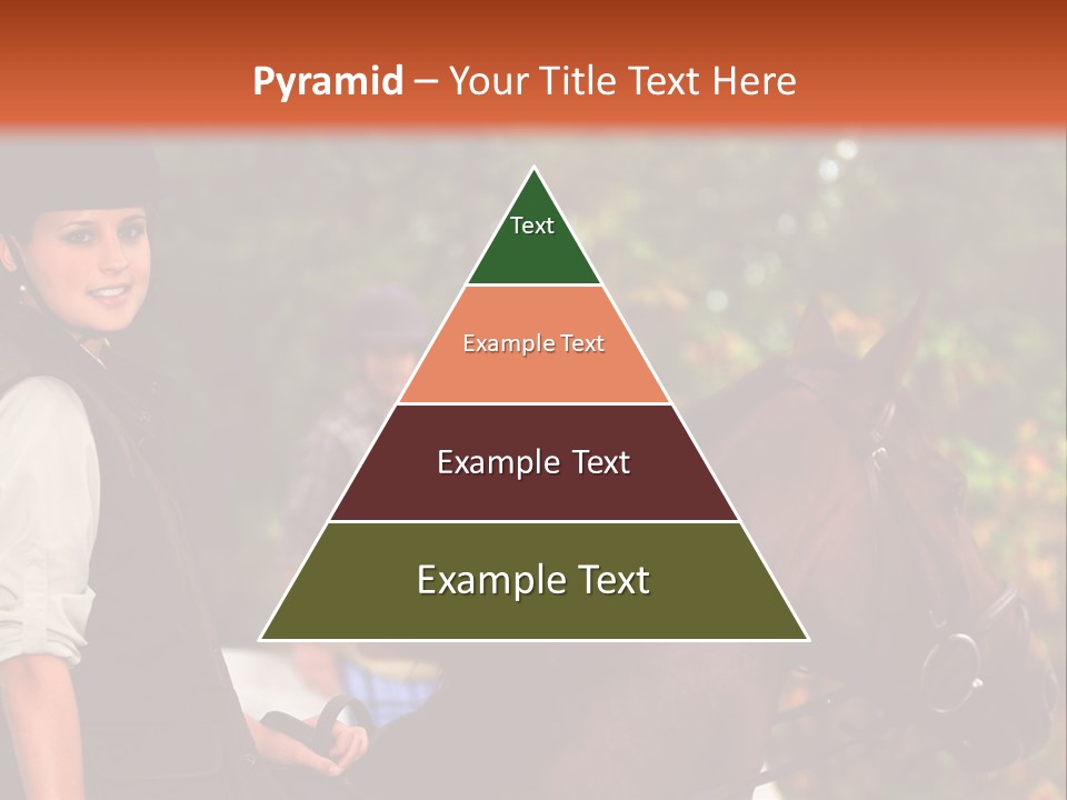 Young Exercise Galloping PowerPoint Template